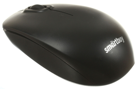 Мышь компьютерная Smartbuy One 300AG-K, беспроводная, черная