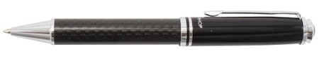 Ручка подарочная шариковая Silwerhof Karbon, корпус черный