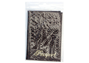 Обложка для паспорта OfficeSpace «Питон», 95×135 мм, коричневая