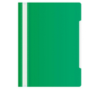 Папка-скоросшиватель пластиковая А4 «Бюрократ Люкс», толщина пластика 0,18 мм, зеленая