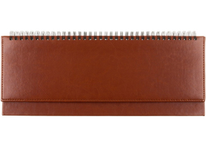 Планинг недатированный на гребне Nebraska, 330×130 мм, 56 л., коричневый