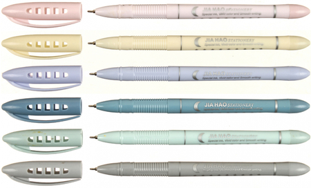 Ручка шариковая Jia Hao, корпус ассорти, стержень синий