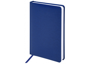 Ежедневник недатированный А5 Brauberg Select, 138×213 мм, 160 л., синий