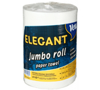 Полотенца бумажные Veta Elegant (в рулоне), 1 рулон, ширина 220 мм, белые