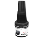 Краска штемпельная Ideal 7014, 24 мл, черная