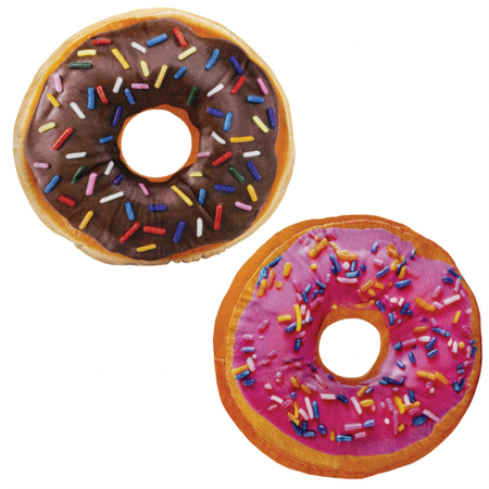 Игрушка мягкая WooZoo, 30*30 см, «Пончик», ассорти