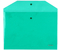 Папка-конверт пластиковая на кнопке Berlingo А4+, толщина пластика 0,18 мм, зеленая