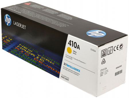 Тонер-картридж HP CE412A (№305A), ресурс 2600 страниц, желтый