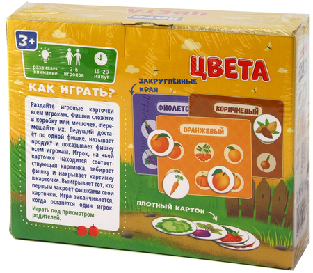 Лото «ГеоДом», «Цвета» Лото «ГеоДом», «Цвета»