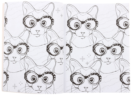 Раскраска-антистресс «Кототерапия», 210*280 мм, 64 л.