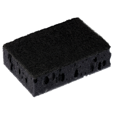 Губки для посуды OfficeClean, 98*66*30 мм, 10 шт., черные