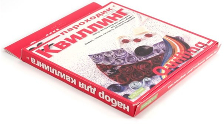 Набор для квиллинга, 500 полосок, 5*295 мм, 6 цветов, «Пароходик» Набор для квиллинга, 500 полосок, 5*295 мм, 6 цветов, «Пароходик»