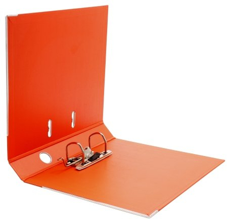 Папка-регистратор Forpus с двусторонним ПВХ-покрытием, корешок 50 мм, оранжевый