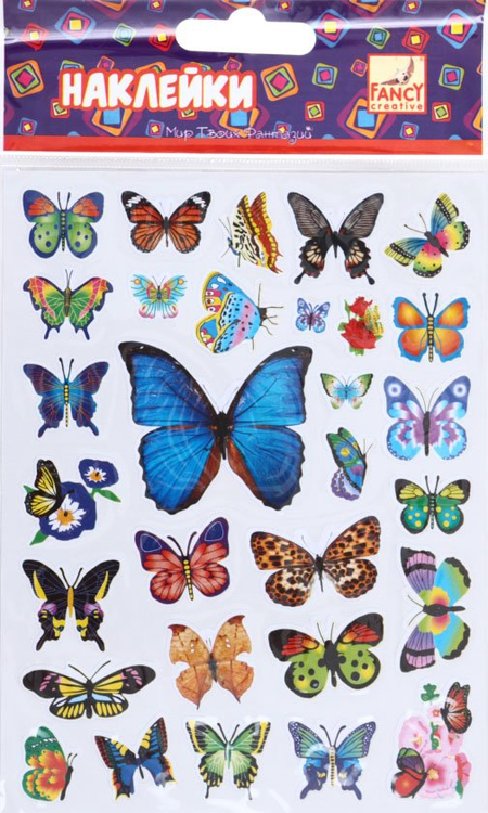 Наклейки Fancy Creative, 120*160 мм, 6 дизайнов Наклейки Fancy Creative, 120*160 мм, 6 дизайнов