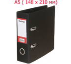 Папка-регистратор А5 вертикальный Berlingo с двусторонним ПВХ-покрытием, корешок 70 мм, черный