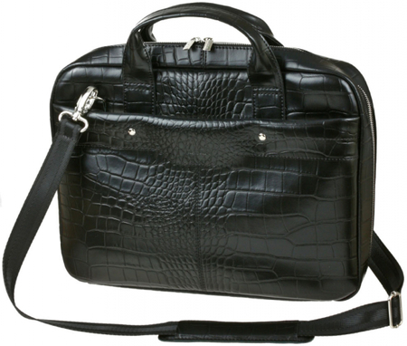 Сумка для ноутбука из натуральной кожи Versado 844/13, 380*285*70 мм, черная Сумка для ноутбука из натуральной кожи Versado 844/13, 380*285*70 мм, черная