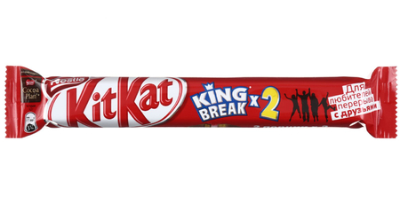 Батончик шоколадный KitKat, 58 г, с хрустящей вафлей (дизайн упаковки - ассорти (цена за 1 шт.)