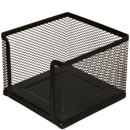 Бокс под бумагу для заметок, 100*100*80 мм, черный Бокс под бумагу для заметок, 100*100*80 мм, черный
