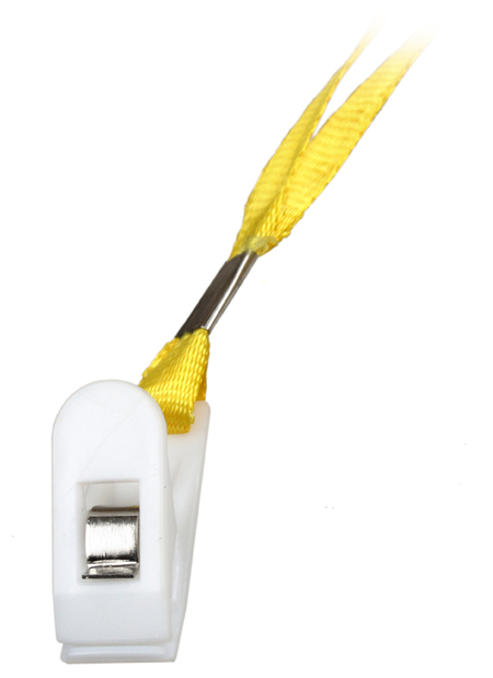 Тесьма для бейджа, 40*1 см, желтая