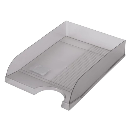 Лоток горизонтальный Brauberg Standard, 350*253*65 мм, тонированный серый Лоток горизонтальный Brauberg Standard, 350*253*65 мм, тонированный серый