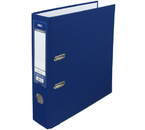Папка-регистратор Deli «Эко» с односторонним ПВХ-покрытием, корешок 75 мм, синий