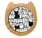 Подставка под горячее Sima-Land (ДСП), 10,8×13 см, «Котятки»