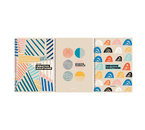 Тетрадь общая А4, 80 л. на гребне BG Creative Solutions, 205×295 мм, клетка, ассорти