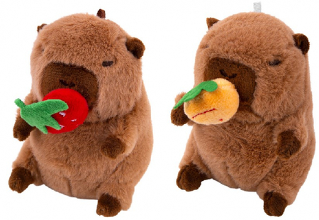 Игрушка мягкая заводная с вибрацией WooZoo «Капибара», высота 11,5 см, ассорти