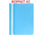 Папка-скоросшиватель пластиковая А5 inФормат, 183*232 мм, толщина пластика 0,18 мм, голубая