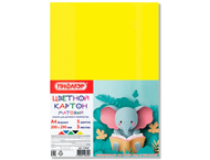 Картон цветной односторонний А4 «Пифагор»