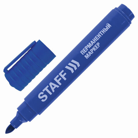 Маркер перманентный Staff PM-733, синий