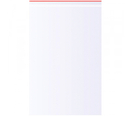 Пакет упаковочный с застежкой (ZipLock) OfficeClean, 80×120 мм, 100 шт., 34,3 мкм