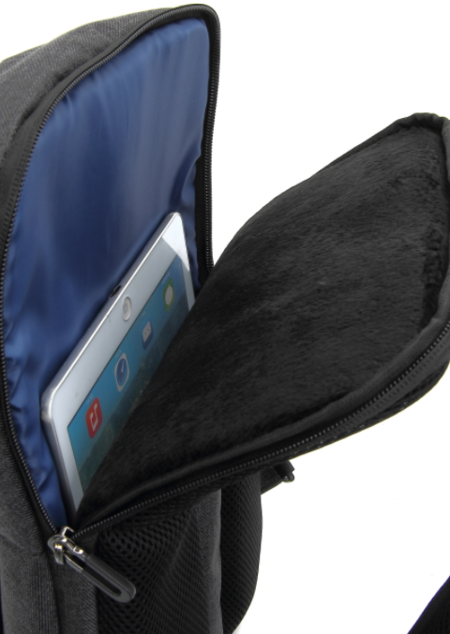 Сумка-рюкзак на плечо Kingslong KTB180802DG (диагональ 11 дюймов), серая Сумка-рюкзак на плечо Kingslong KTB180802DG (диагональ 11 дюймов), серая