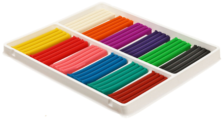 Пластилин Zoo, 12 цветов, 180 г, без стеки