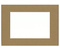 Паспарту картонное «Палитра», 10*15 (15*21) см, травяное