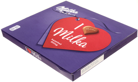 Конфеты Milka , 110 г, молочный шоколад с ореховой начинкой Конфеты Milka , 110 г, молочный шоколад с ореховой начинкой