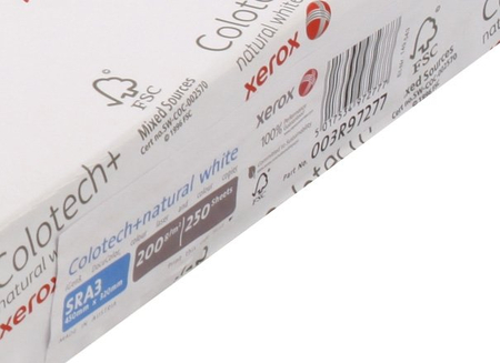 Бумага офисная Xerox Colotech+ Natural White, SRА3 (450*320 мм), 200 г/м2 (цена за 1 лист)