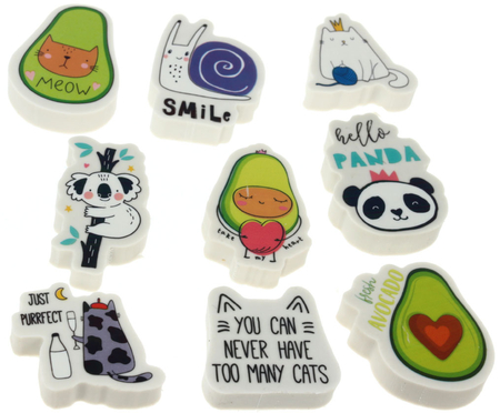 Ластик фигурный Meshu Cutie Friends, 40*30*13 мм, ассорти Ластик фигурный Meshu Cutie Friends, 40*30*13 мм, ассорти