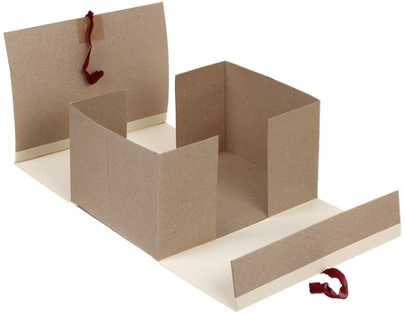 Короб архивный из картона на завязках «Деловые ресурсы» , 310*160*220 мм, плотность 1240 г/м2, серый Короб архивный из картона на завязках «Деловые ресурсы» , 310*160*220 мм, плотность 1240 г/м2, серый