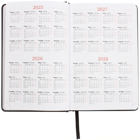 Ежедневник недатированный А5 Brauberg Select, 138*213 мм, 160 л., черный