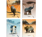 Тетрадь общая А4, 80 л. на гребне Wild, 200×270 мм, клетка, ассорти Тетрадь общая А4, 80 л. на гребне Wild, 200×270 мм, клетка, ассорти
