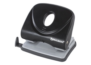 Дырокол Brauberg Original, 105×95 мм, 25 л., черный