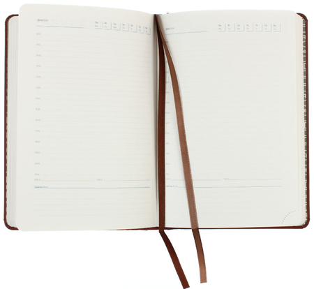 Ежедневник недатированный Berlingo Vivella Prestige, 143*210 мм, 160 л., коричневый