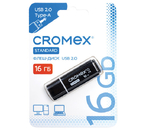Флеш-накопитель Cromex Standard, 16 Gb, корпус черный Флеш-накопитель Cromex Standard, 16 Gb, корпус черный