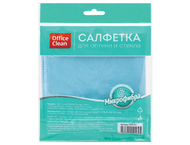 Салфетка из микрофибры для оптики и стекла OfficeClean