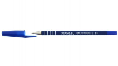 Ручка шариковая Sponsor SBP103, корпус синий, стержень синий