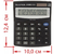 Калькулятор 10-разрядный Skainer SK-310II компактный, черный