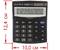 Калькулятор 10-разрядный Skainer SK-310II компактный, черный