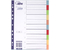 Разделители для папок-регистраторов пластиковые Forpus, 10 л., индексы по цветам (без нумерации)