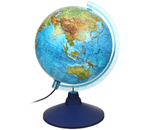 Глобус физический с подсветкой Globen «Классик. Евро», диаметр 210 мм, 1:60 млн